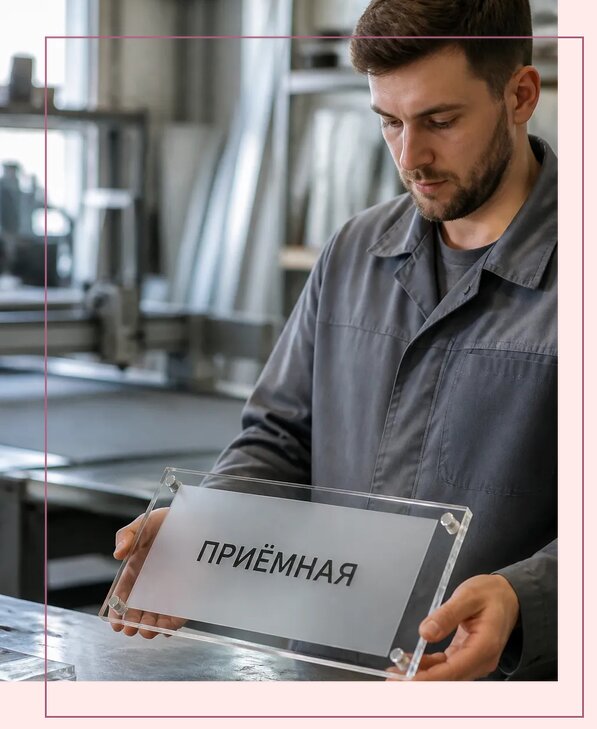 Таблички из оргстекла на заказ в Лиски от 4267 р. | Аванза-Лск